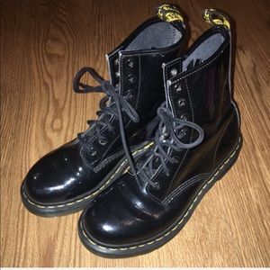 Dr Martens Shiny Boots